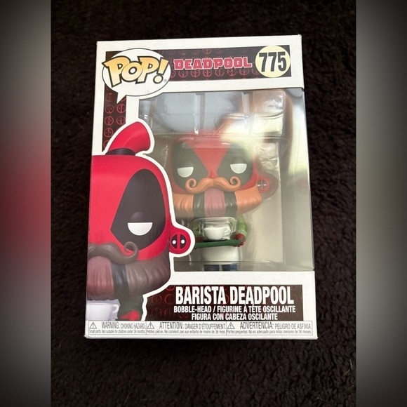New in Box Barista Deadpool Funko Pop Figurine - Picture 4 of 4